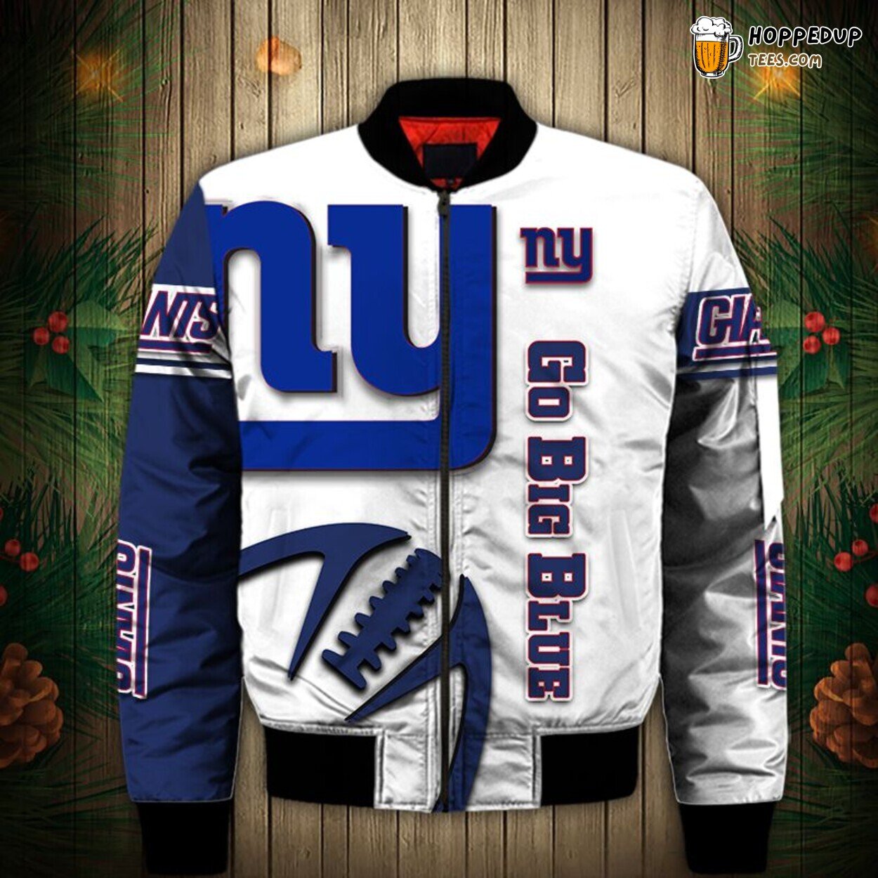 New York Giants Balls Graphic Bomber Jacket Ultimate Fan’s Design