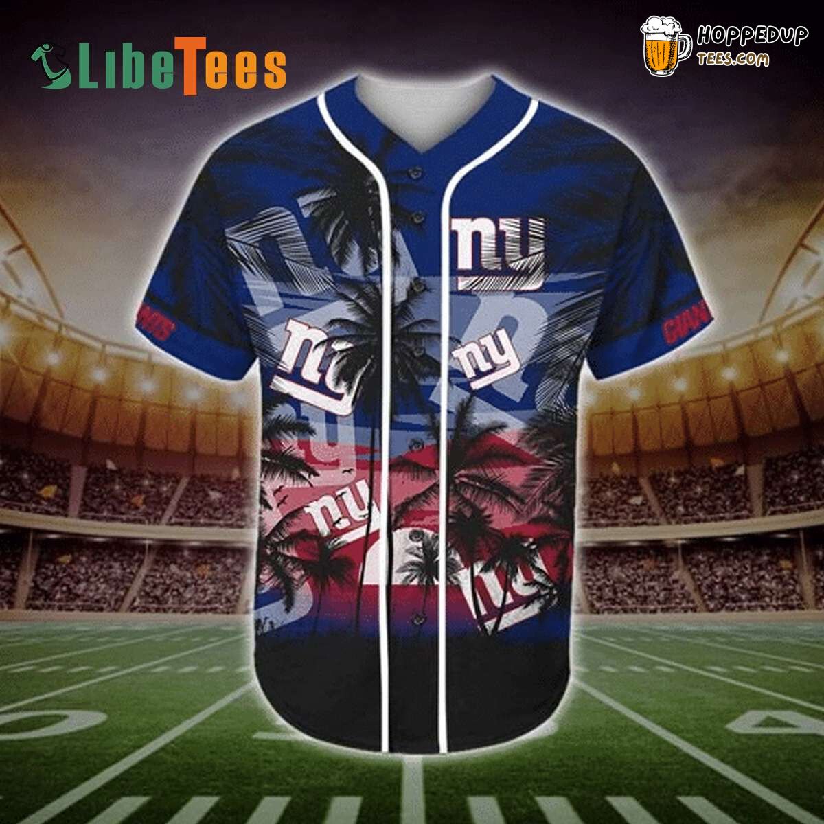New York Giants Baseball Jersey Palm Tropical Perfect Gifts For Your Loved Ones Jersey Shirt