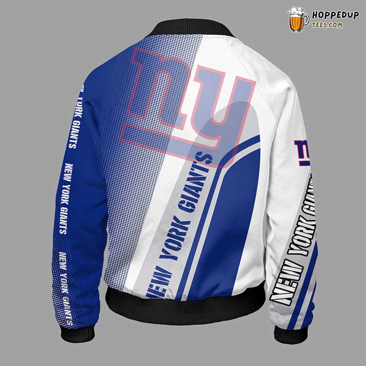 New York Giants NFL Blue Unisex Bomber Jacket Stylish Distinct Look