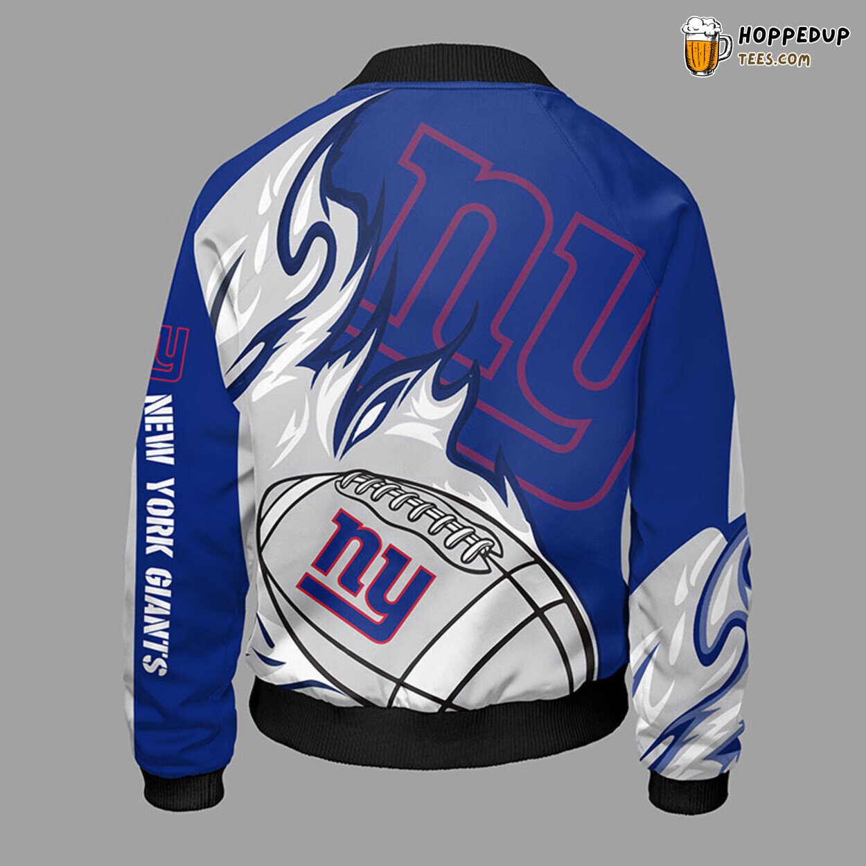 New York Giants NFL Signature Bomber Jacket Blue Classic Style