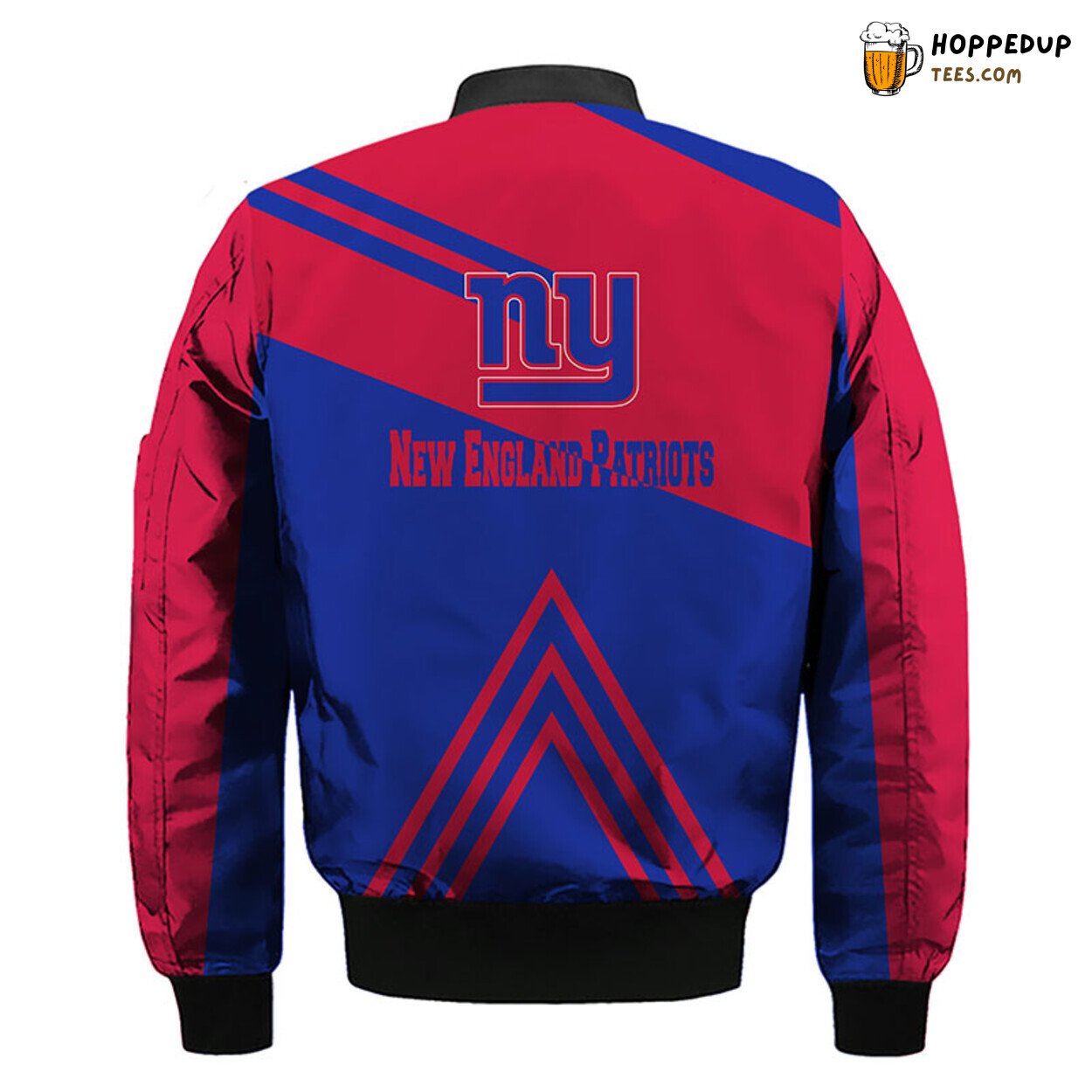 New York Giants NFL Unique Blue Red Bomber Jacket Stylish Theme