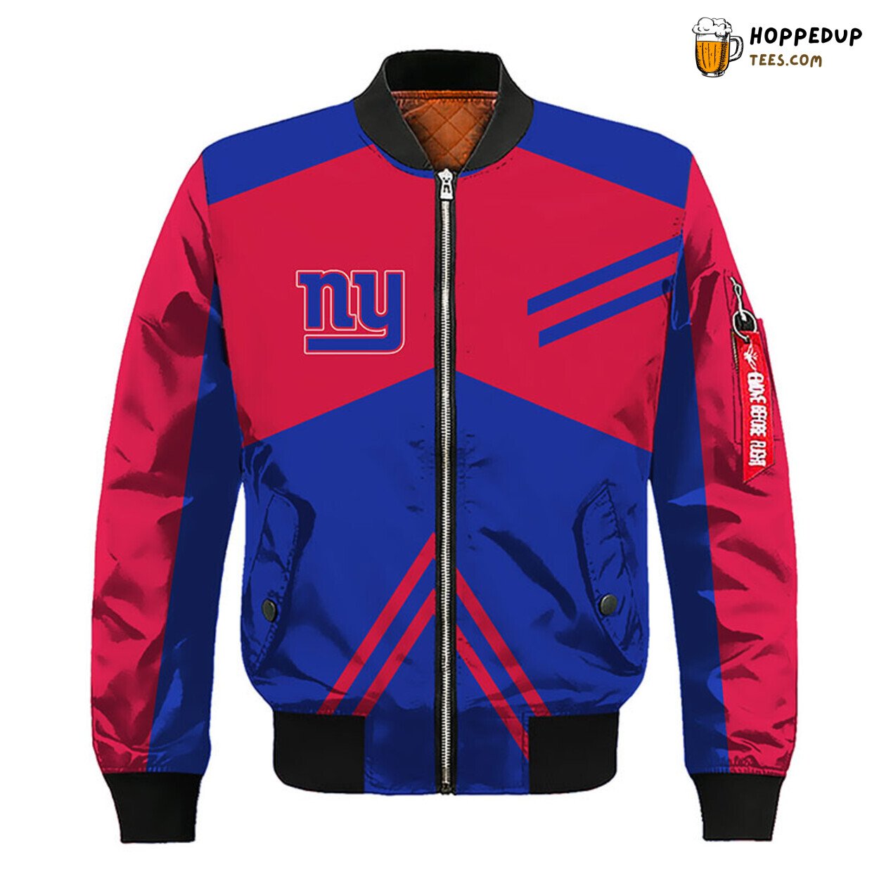 New York Giants NFL Unique Blue Red Bomber Jacket Stylish Theme