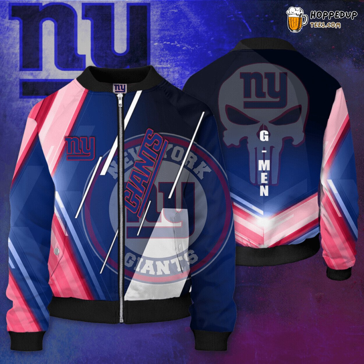 New York Giants NYG Signature Elite Bomber Jacket Football Fan Wear