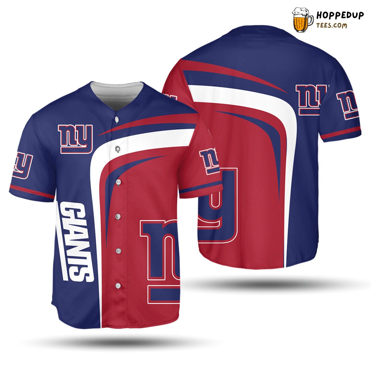 New York Giants Simple Team Colors Baseball Jersey Classic