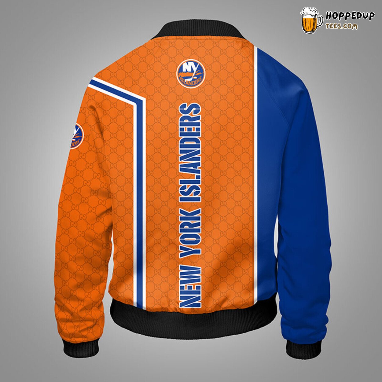 New York Islanders NHL Distinct Orange Bomber Jacket Unique Stylish Look