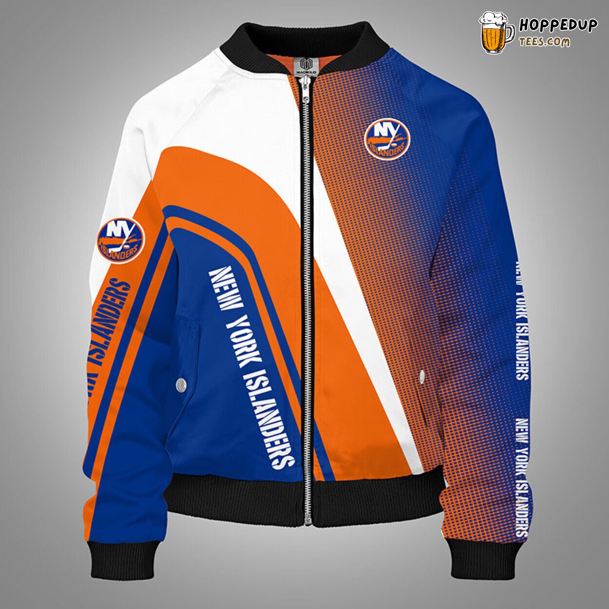 New York Islanders NHL Orange Inspired Bomber Jacket Unique Stylish Design