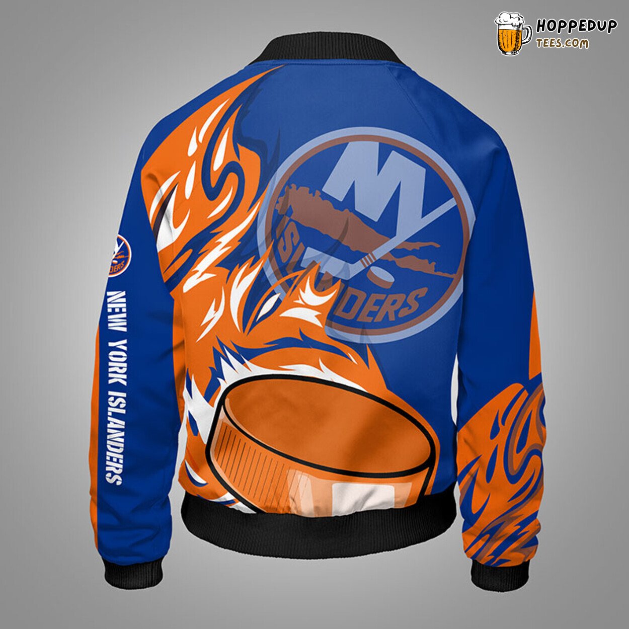 New York Islanders NHL Orange Unisex Bomber Jacket Distinct Stylish Look