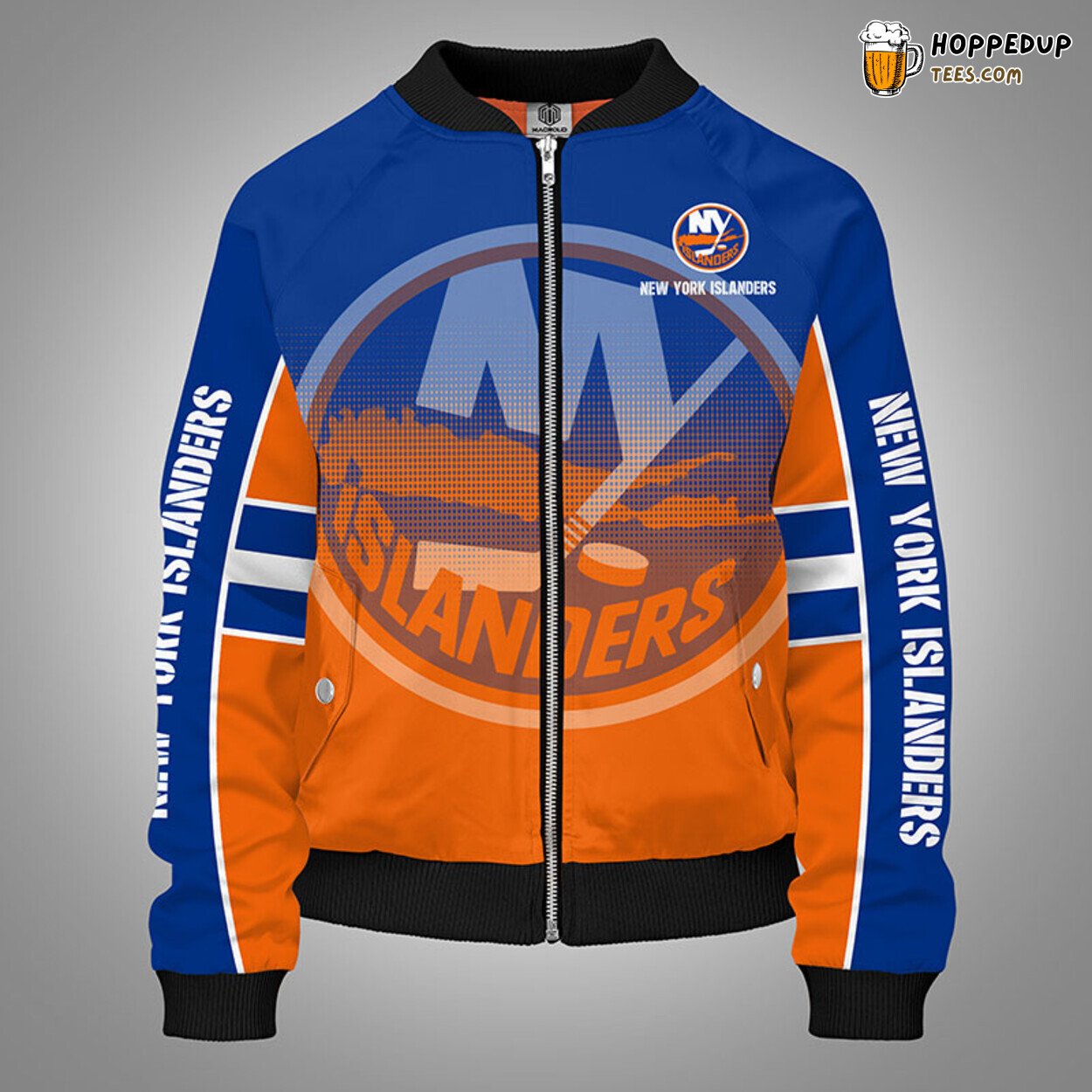 New York Islanders NHL Orange Unisex Unique Bomber Jacket Stylish Themed Look