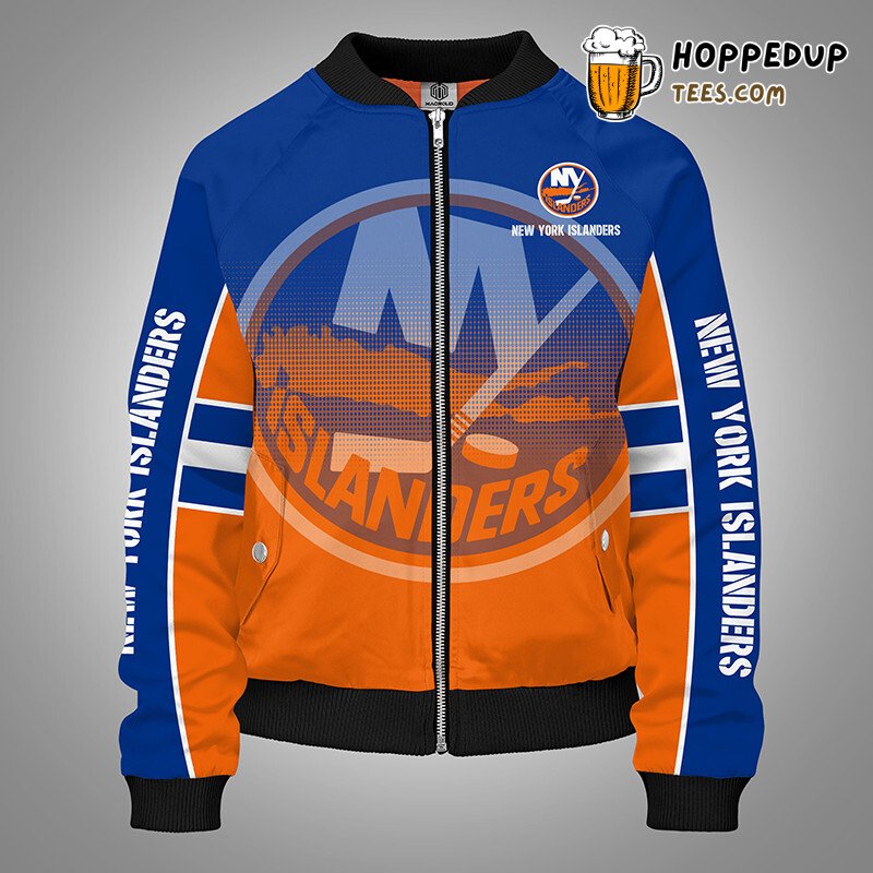 New York Islanders Team Colors NHL Bomber Jacket Exclusive