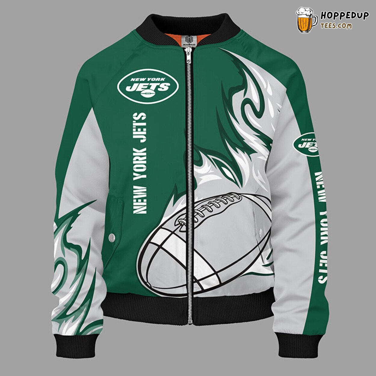 New York Jets NFL Classic Green Bomber Jacket Signature Style