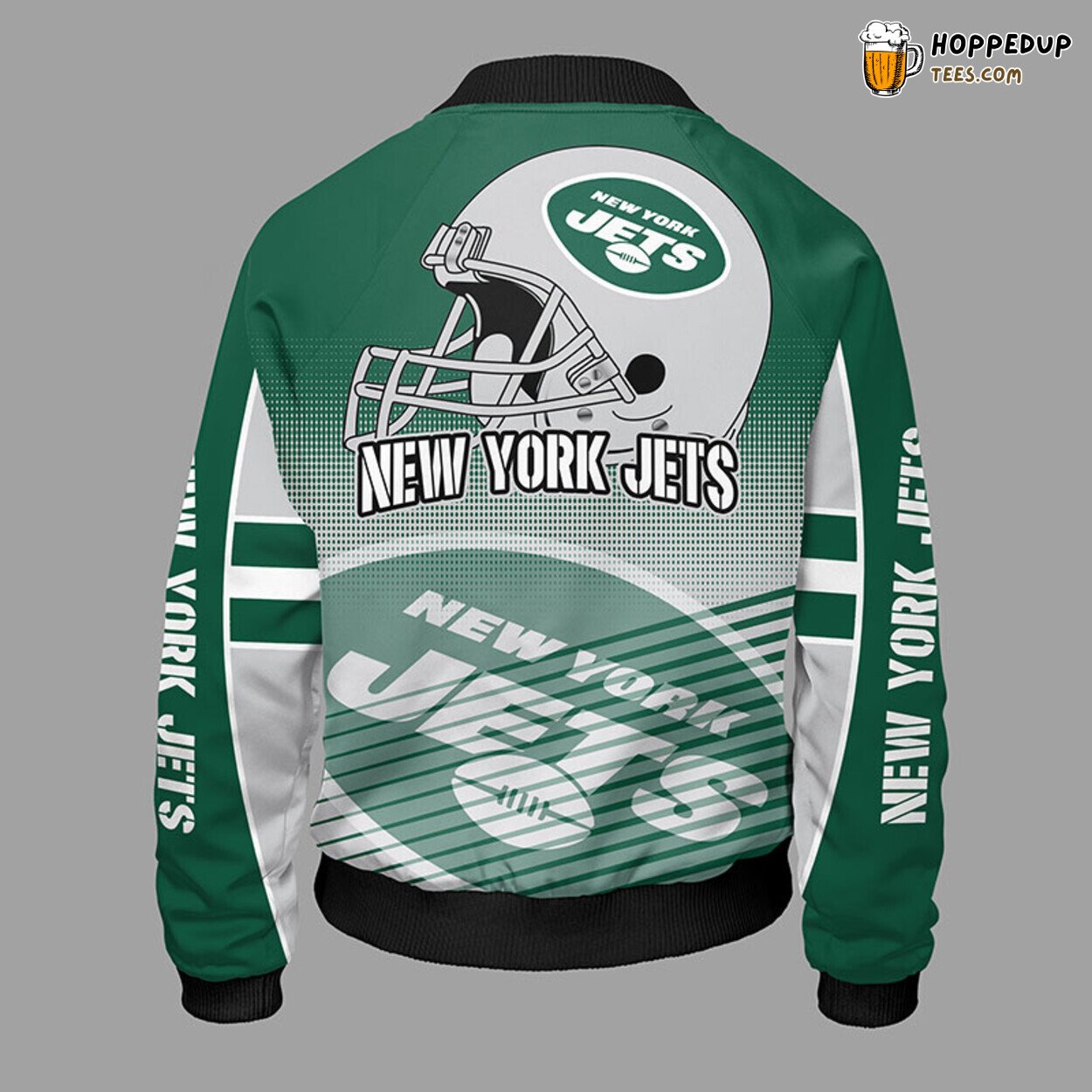 New York Jets NFL Distinct Green Bomber Jacket Stylish Design