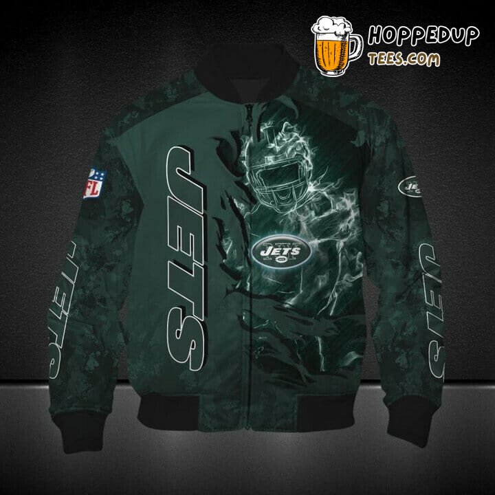 New York Jets NFL Green Core Fan Bomber Jacket Classic Edition