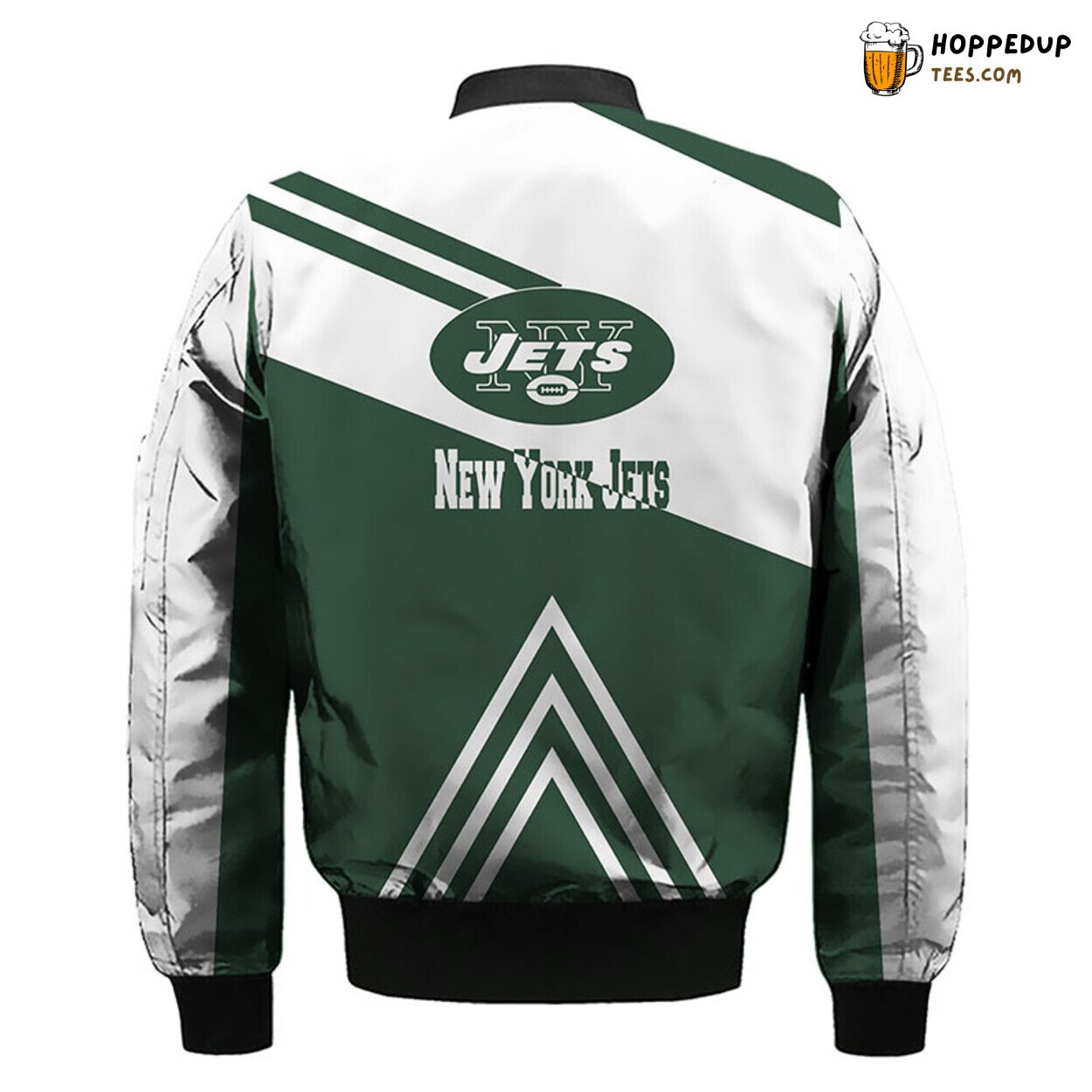 New York Jets NFL Green Silver Bomber Jacket Distinct Theme