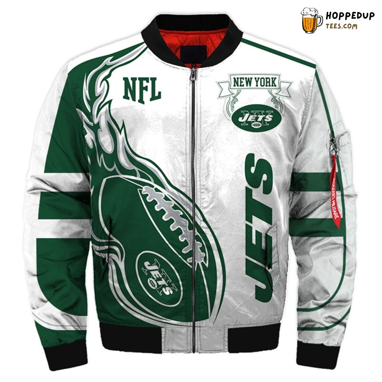 New York Jets Stylish Winter Coat Bomber Jacket Premium Men’s Selection