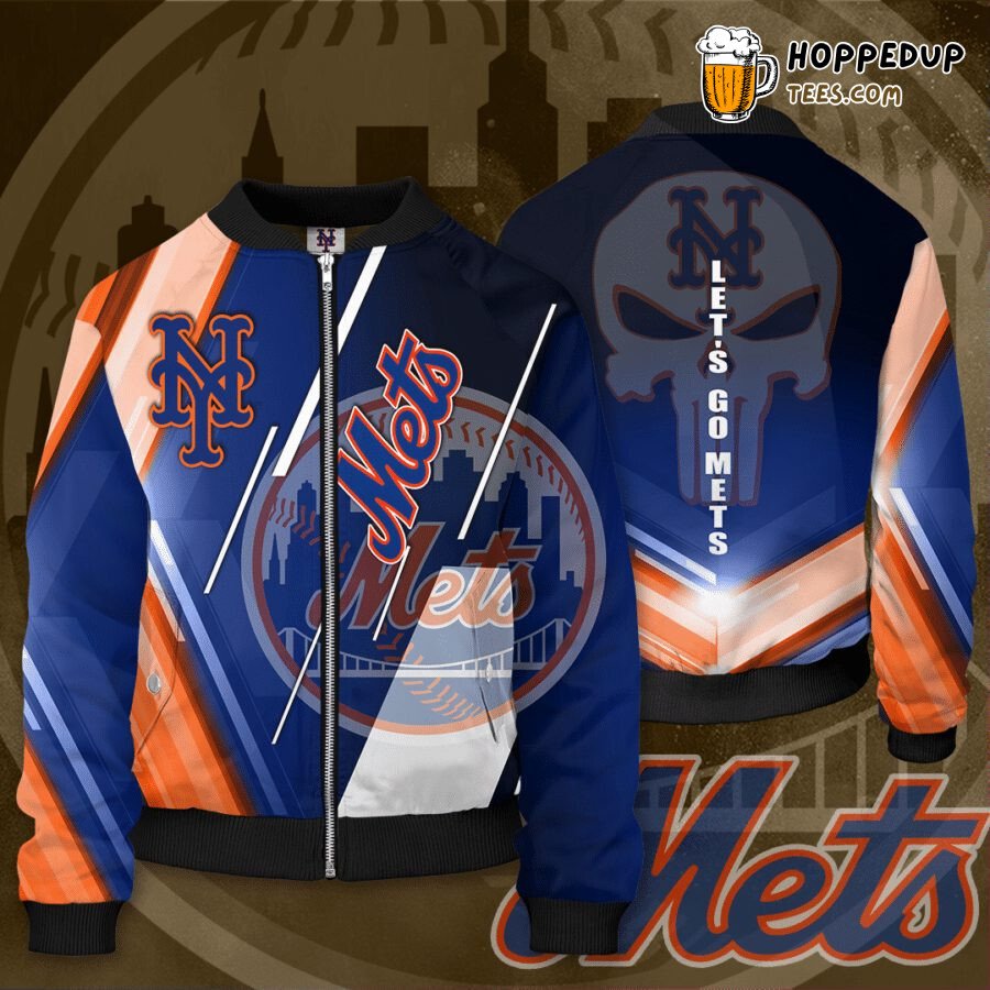 New York Mets MLB Authentic Team Spirit Bomber Jacket Essentials
