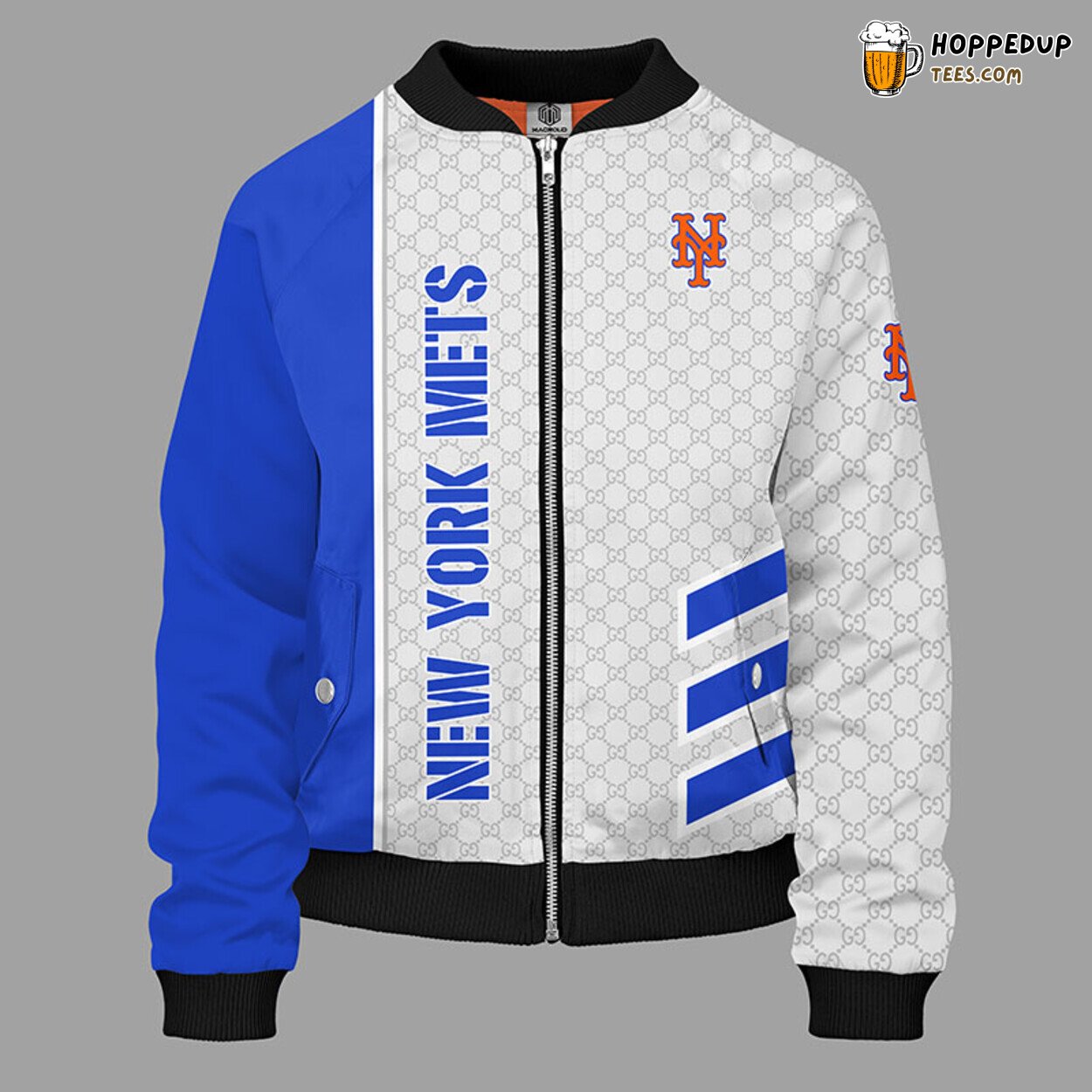 New York Mets MLB Unisex Blue Unique Bomber Jacket Design