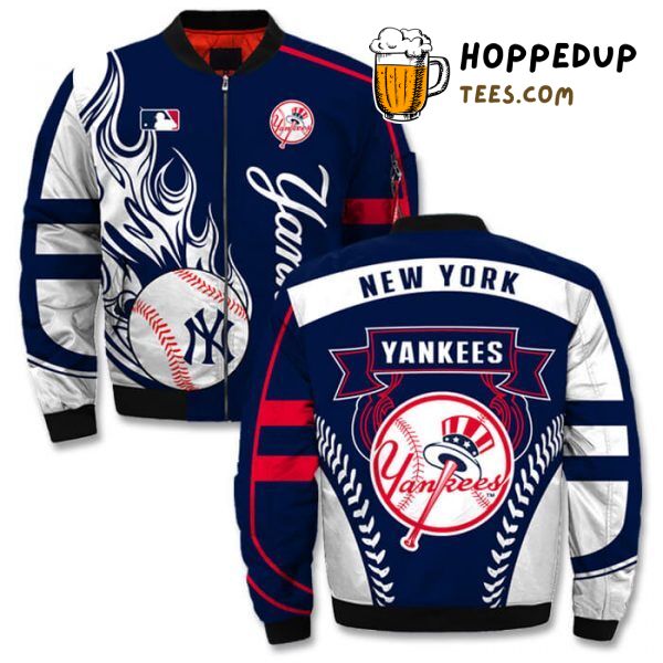 New York Yankees Masterpiece Bomber Jacket in Printful 3D