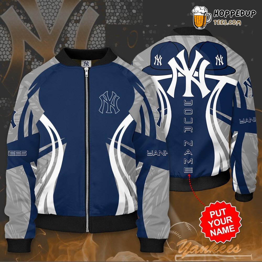 New York Yankees MLB Bomber Jacket Custom Name Exclusive Edition