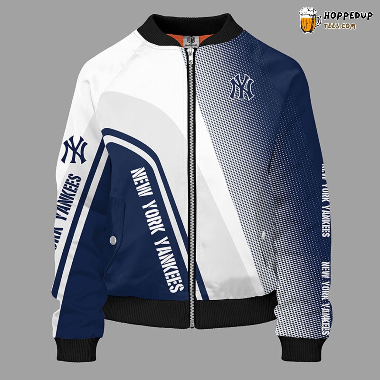 New York Yankees MLB Classic Blue Premium Bomber Jacket Design