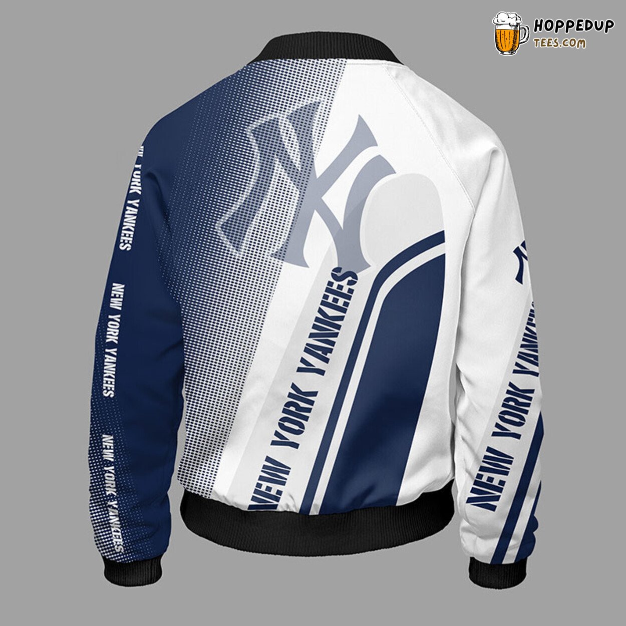 New York Yankees MLB Classic Blue Premium Bomber Jacket Design