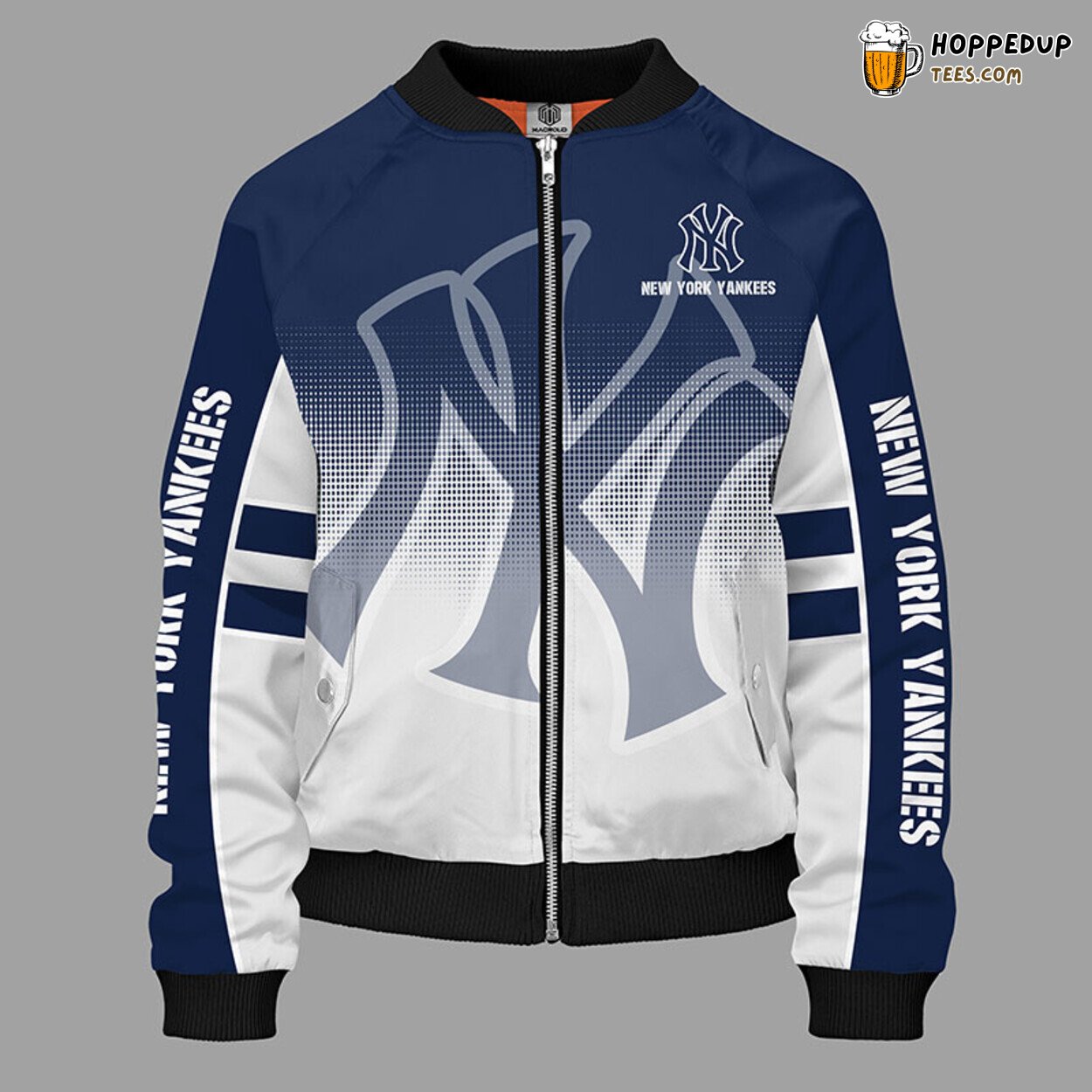 New York Yankees MLB Unisex Blue Unique Bomber Jacket Design