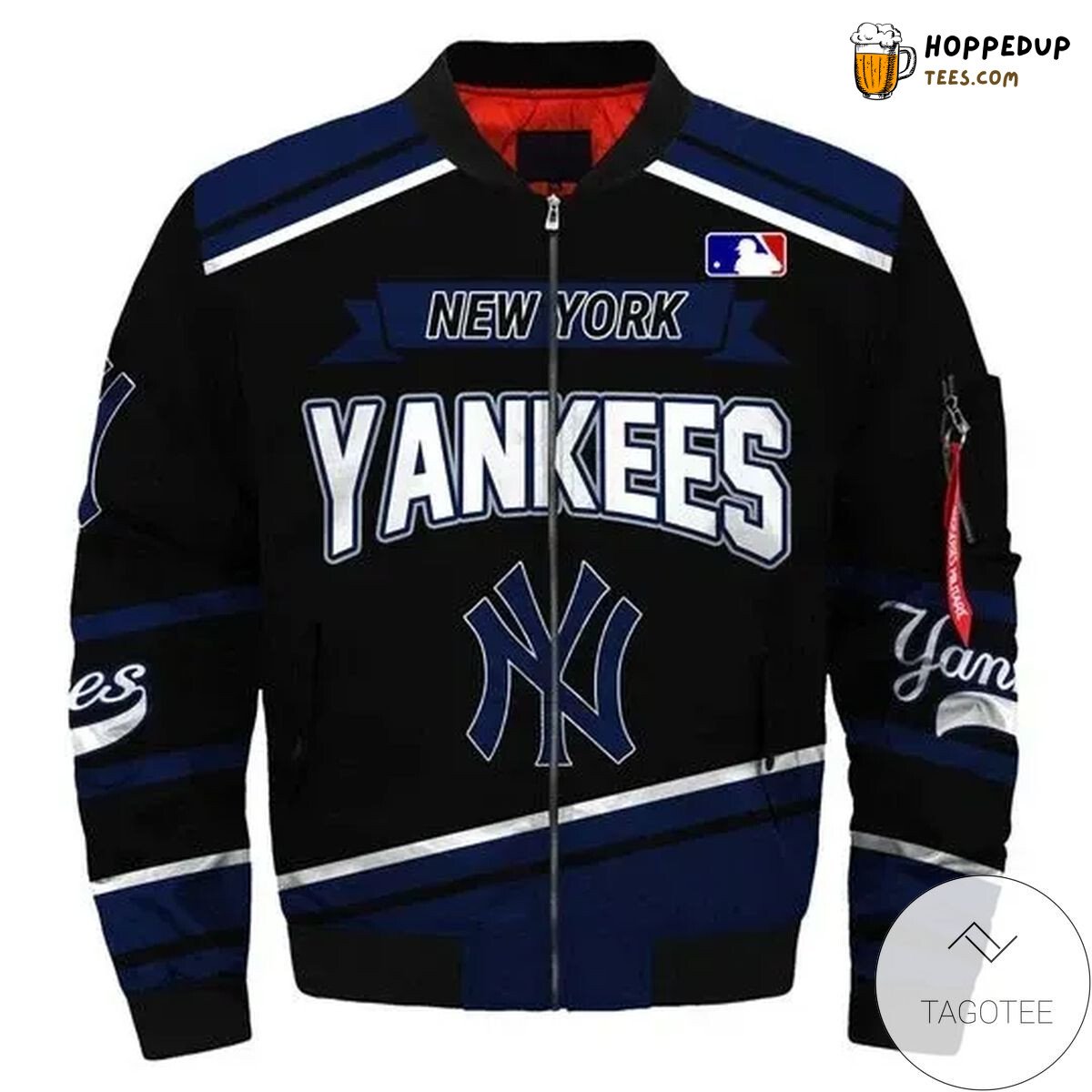 New York Yankees Pinstripe Pride MLB Commemorative Bomber Jacket