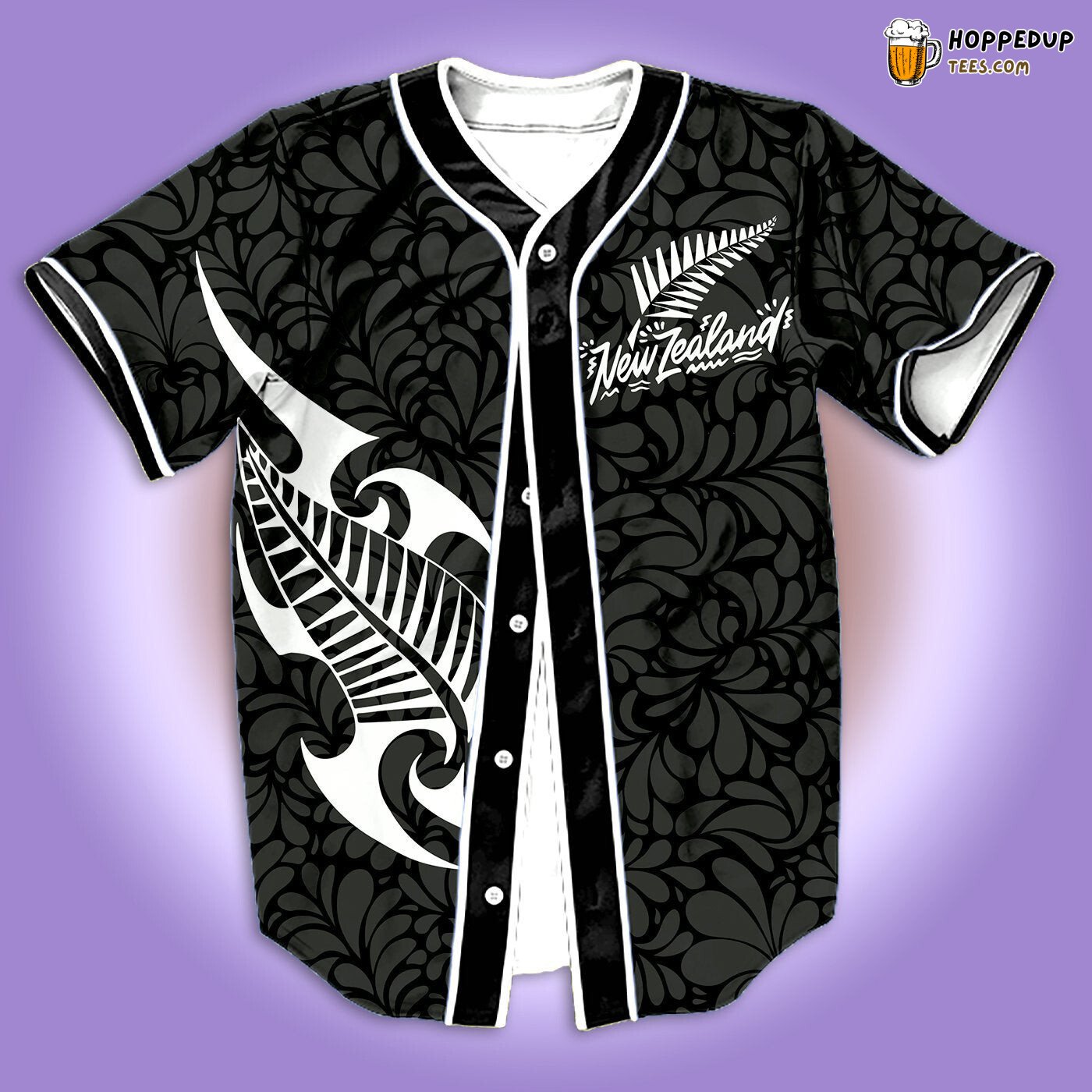 New Zealand King Queen Baseball Tee Jersey Shirts 3D