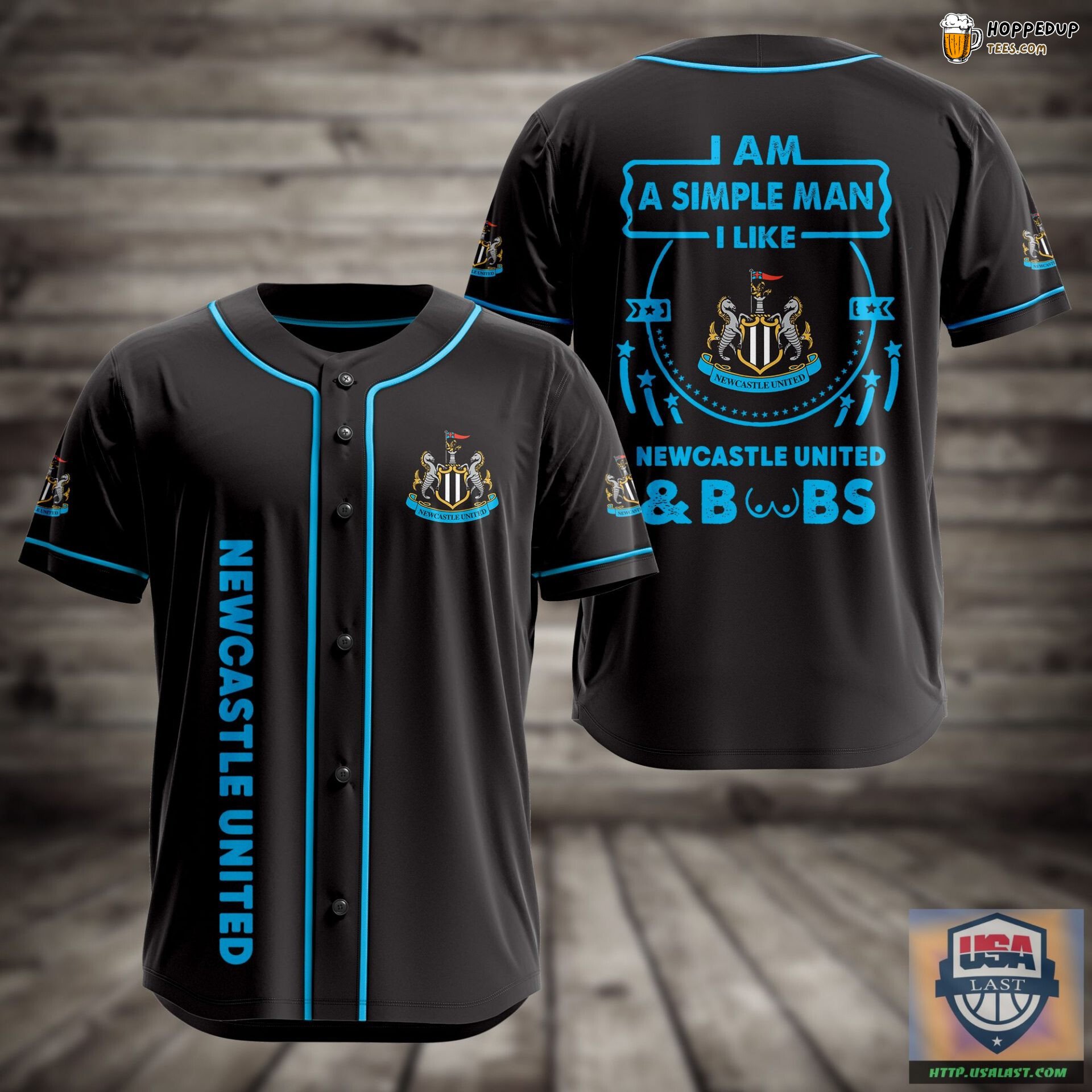 Newcastle United FC I Am Simple Man Baseball Jersey Unisex Shirt