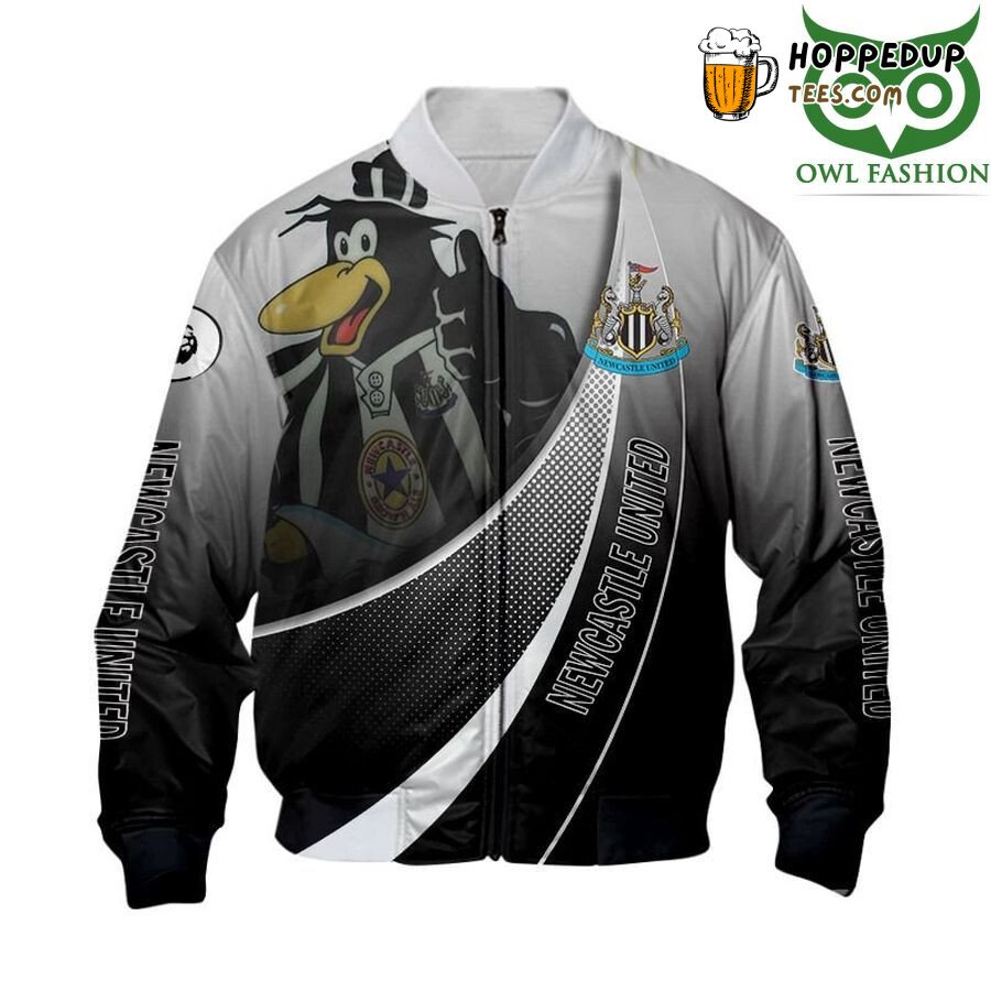 Newcastle United FC Mascot Logo Inspired Bomber Jacket Design