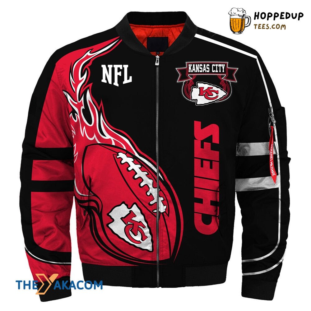 Newest Kansas City Super Bowl Road Team Bomber Jacket Champion Delight