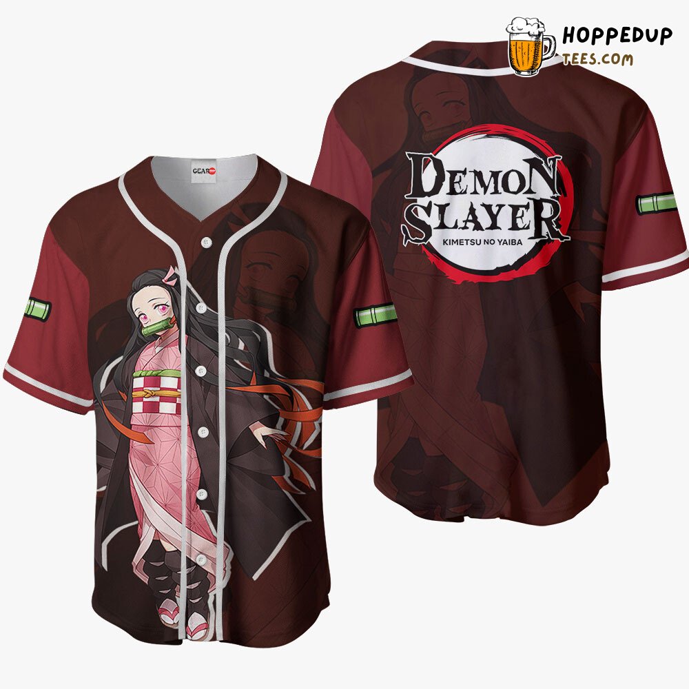 Nezuko Unique Distinctive Collection Design Baseball Jersey Edition Style