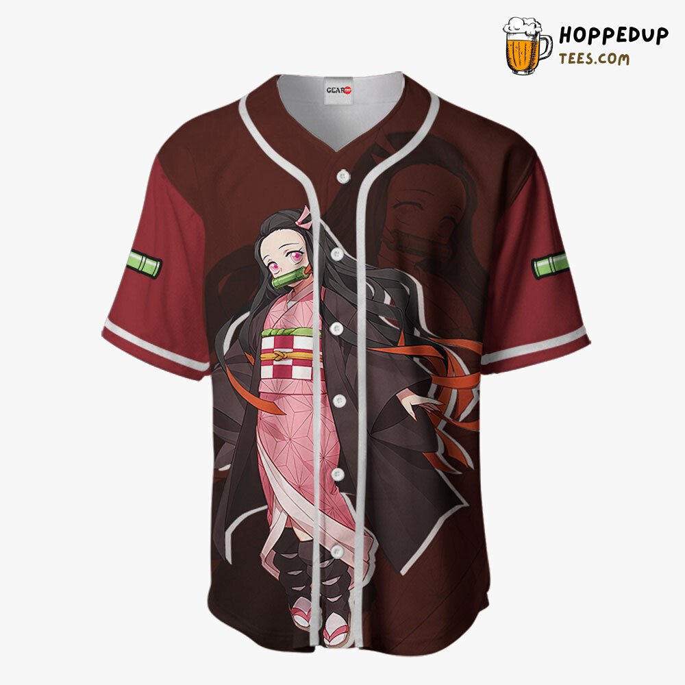 Nezuko Unique Distinctive Collection Design Baseball Jersey Edition Style