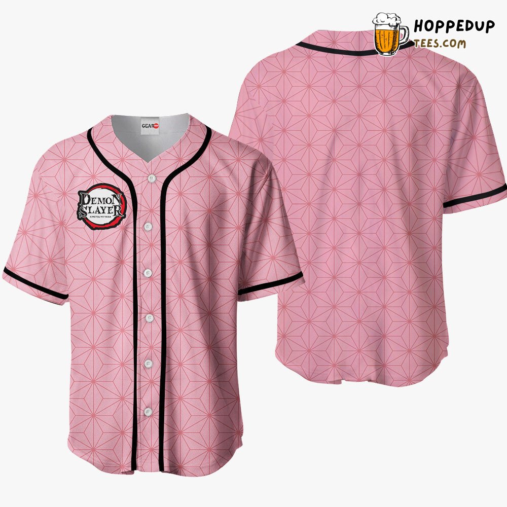 Nezuko Unique Distinctive Design Baseball Jersey Costume Collection Nezuko Unique Distinctive Design Baseball Jersey Costume Collection