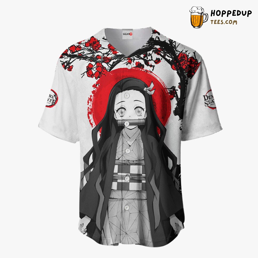 Nezuko Unique Japan Design Distinctive Baseball Jersey Edition Collection