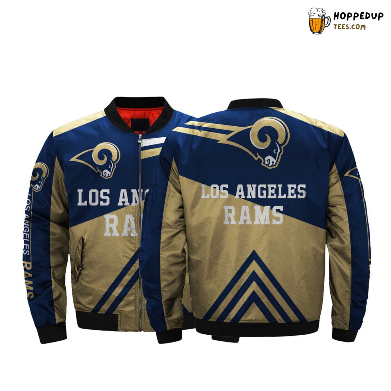 NFL 3D Fullprint Los Angeles Rams Men’s Bomber Jacket Football