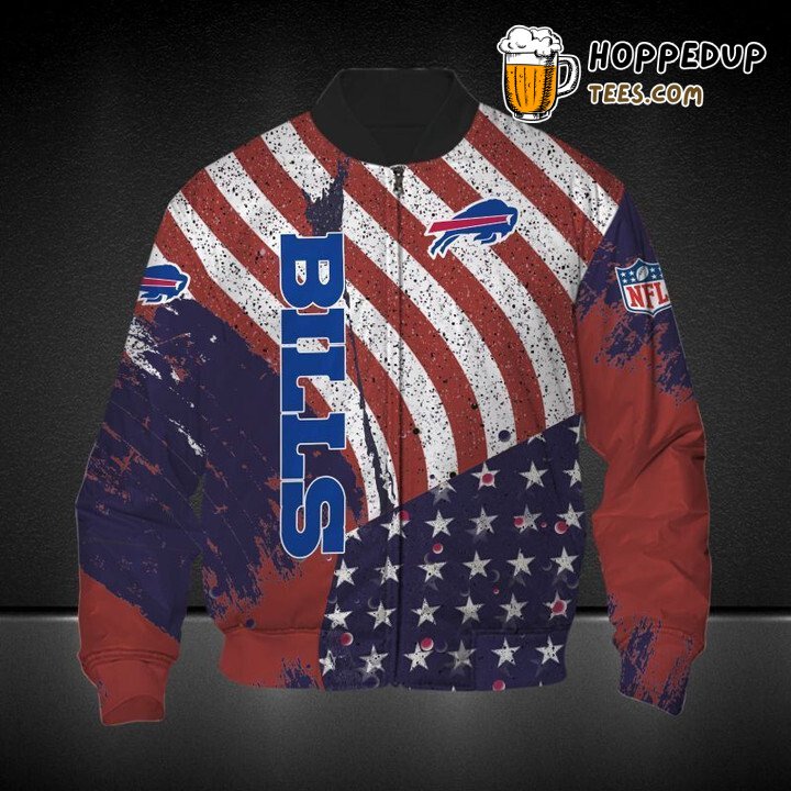 NFL Buffalo Bills American Flag Duty Bomber Jacket