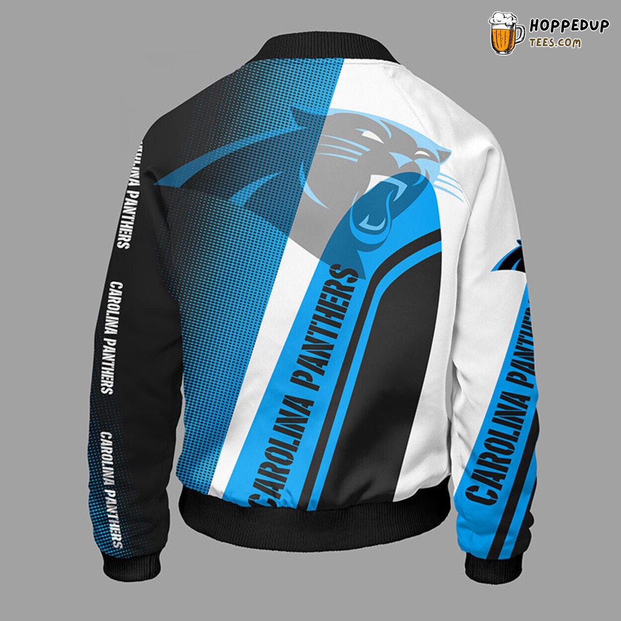 NFL Carolina Panthers Blue Classic Bomber Jacket Signature