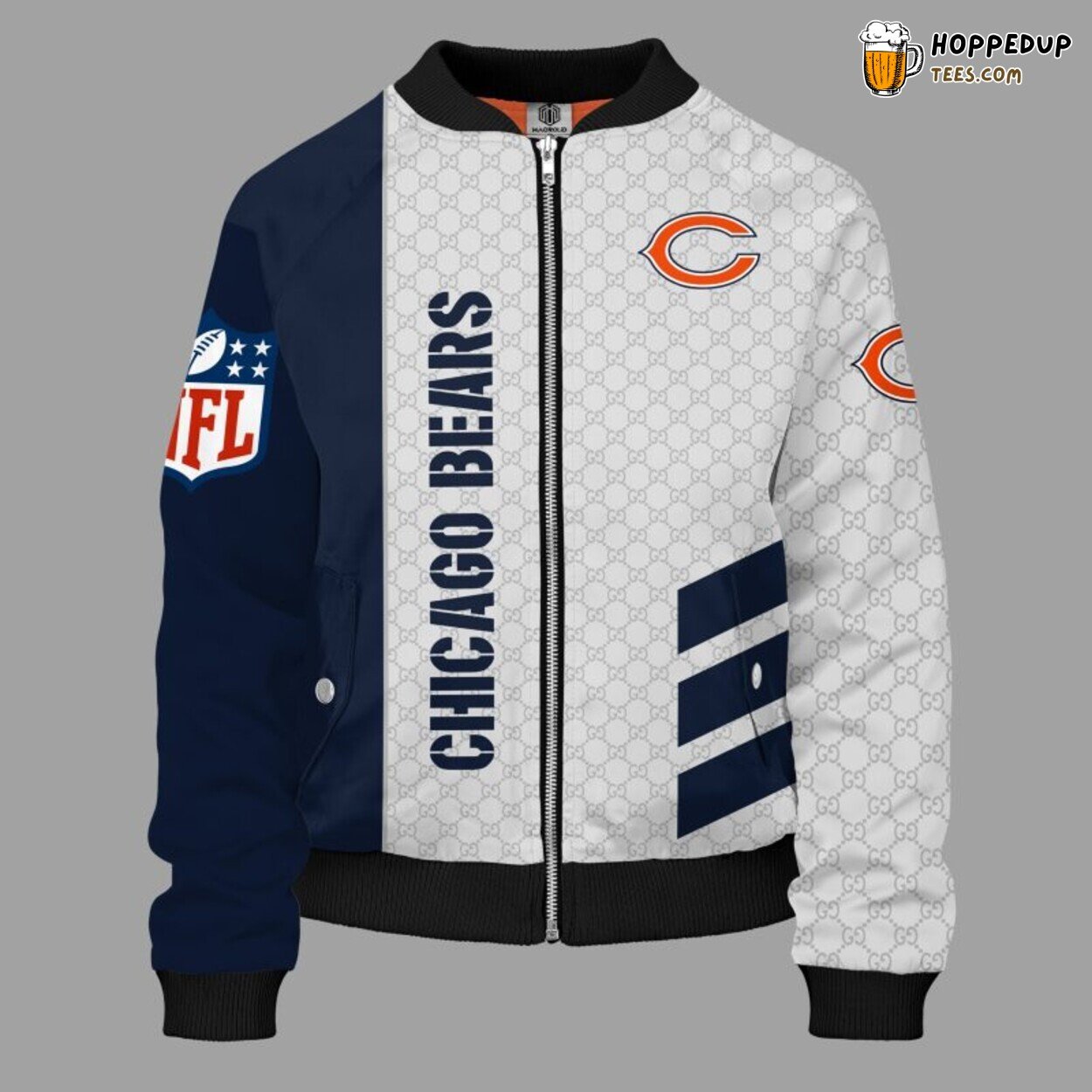 NFL Chicago Bears Blue Unisex Unique Bomber Jacket Design