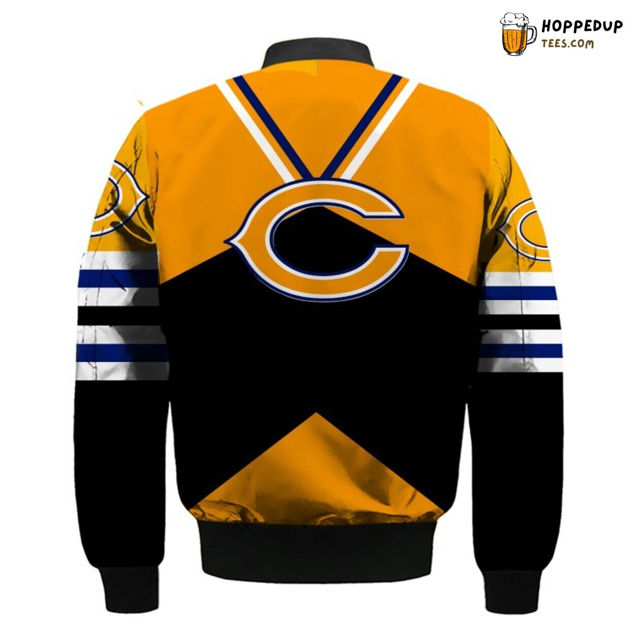 NFL Chicago Bears Orange Classic Bomber Jacket Distinct Trend