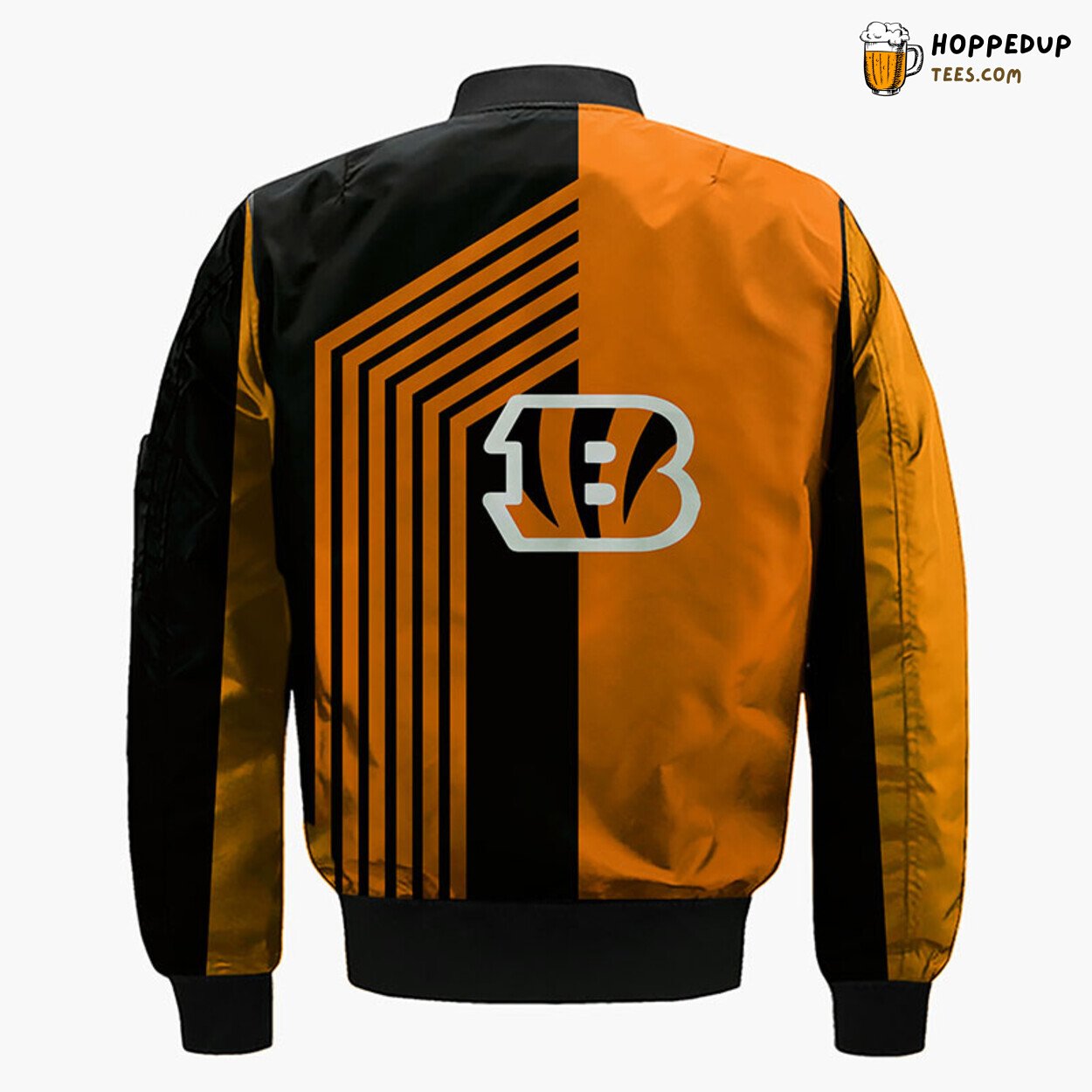 NFL Cincinnati Bengals Skull Orange Black Bomber Jacket Trend
