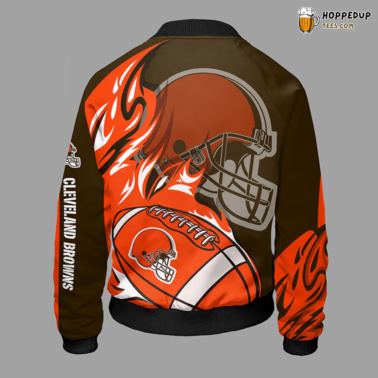 NFL Cleveland Browns Orange Unisex Unique Bomber Jacket Style