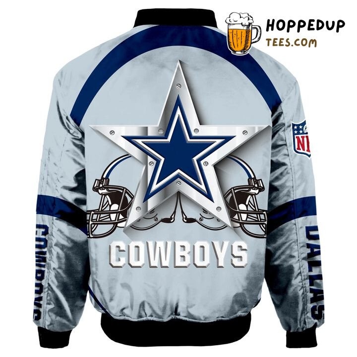 NFL Dallas Cowboys Graphic Player Running Bomber Jacket