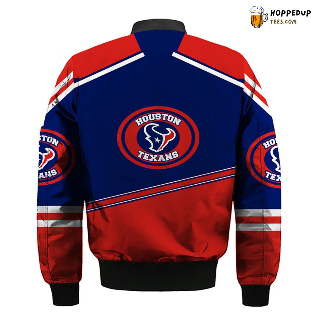 NFL Houston Texans Blue Red Premium Unisex Bomber Jacket Design