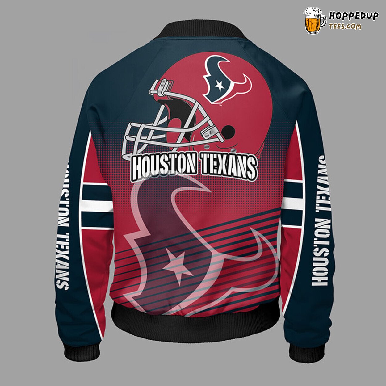 NFL Houston Texans Classic Red Premium Bomber Jacket Design