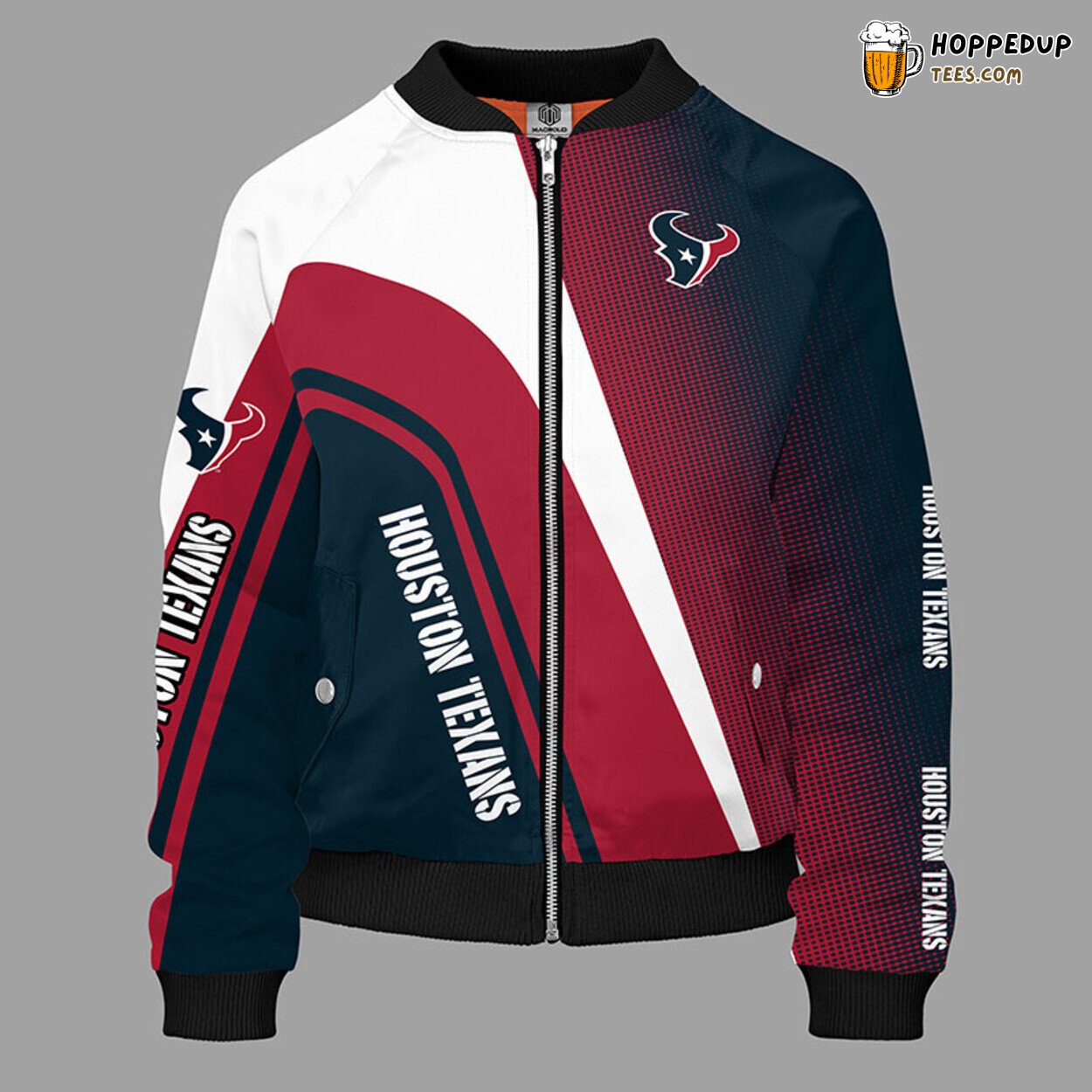 NFL Houston Texans Red Premium Unisex Bomber Jacket Design
