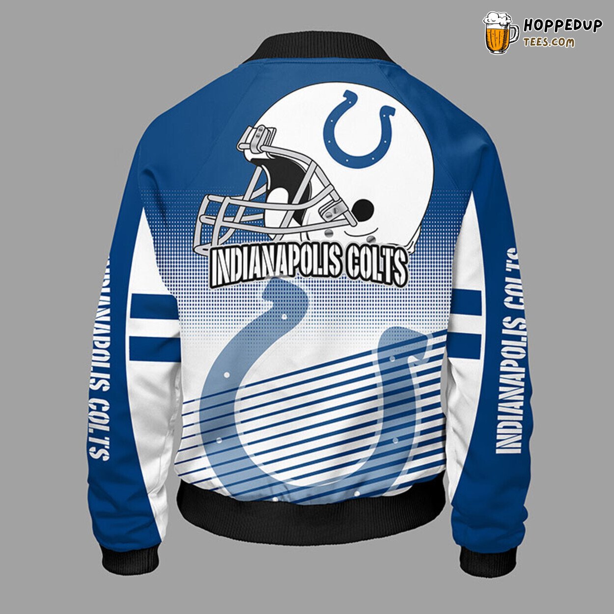 NFL Indianapolis Colts Classic Blue Premium Bomber Jacket Design