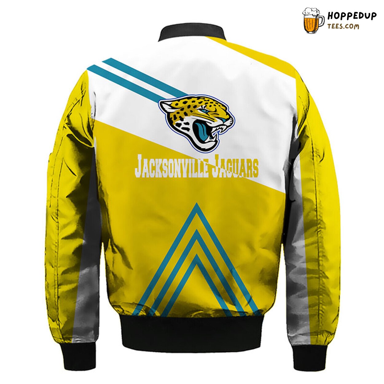 NFL Jacksonville Jaguars Classic Yellow Premium Bomber Jacket Design