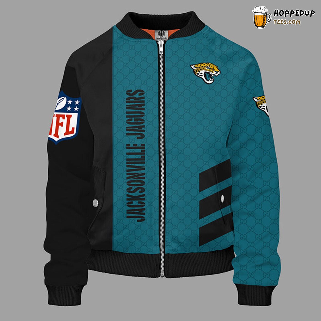 NFL Jacksonville Jaguars Green Premium Unisex Bomber Jacket Design