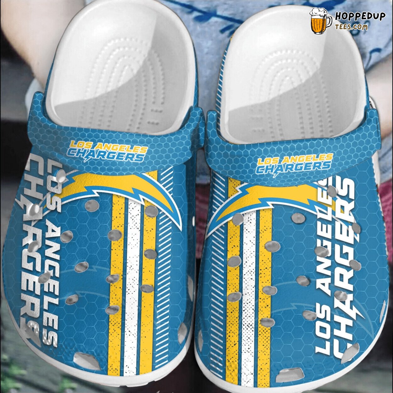 NFL Los Angeles Chargers Football Clogs Comfy Stylish Footwear