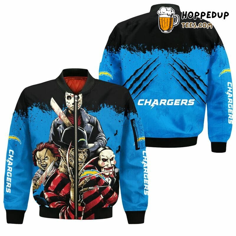 NFL Los Angeles Chargers Halloween Night Bomber Jacket